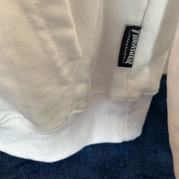 Thrasher white hoodie size S - Picture 3 of 4